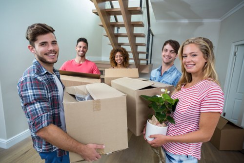Local movers working on a residential move in Kilburn