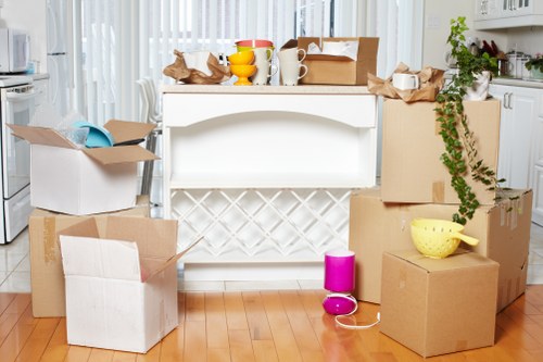 Office move access and loading considerations in a Kilburn street