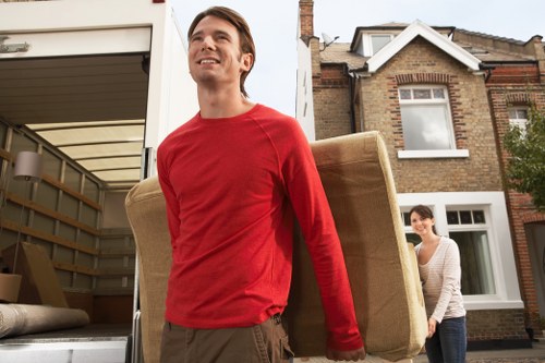 Packing and furniture handling support for a Kilburn home removal
