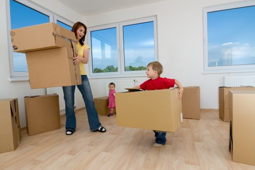 Careful furniture handling during a Kilburn relocation