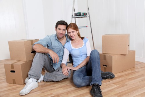 Careful furniture handling during a Kilburn house move